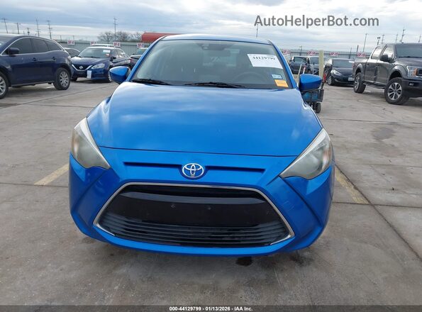 3MYDLBYV8JY320387 2018 TOYOTA YARIS IA Blue Widok wnętrza z tyłu