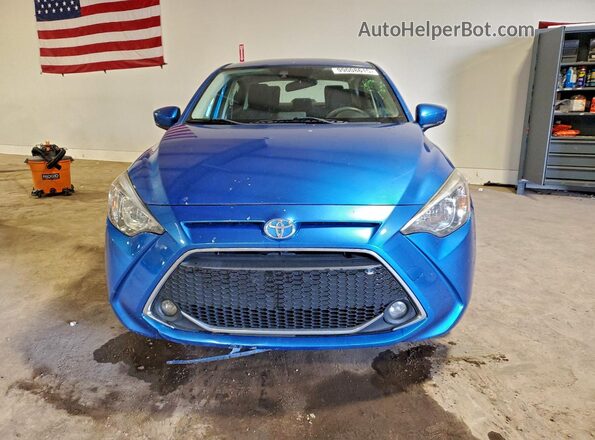 3MYDLBYVXKY523623 2019 TOYOTA YARIS Синий Вид спереди