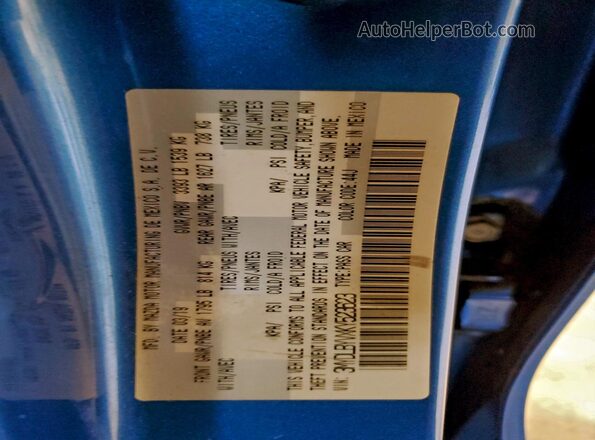 3MYDLBYVXKY523623 2019 TOYOTA YARIS Синий Вид подкапотного пространства