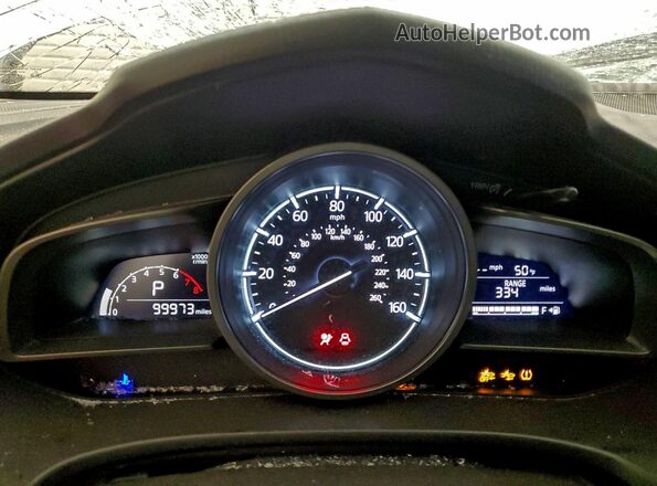 3MZBN1L34JM267787 2018 MAZDA 3 Серебряный Вид щитка приборов