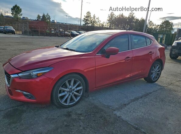 3MZBN1M3XHM133682 2017 MAZDA 3 Красный Передняя левая четверть