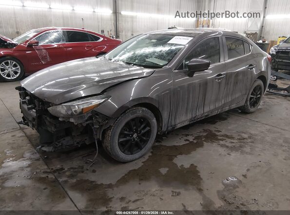 3MZBN1U74HM120686 2017 MAZDA 3 Серый Передняя левая четверть