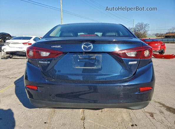 3MZBN1V32JM195825 2018 MAZDA 3 Синий Вид сзади