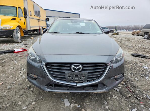 3MZBN1V71HM112799 2017 MAZDA 3 Gray Widok z przodu
