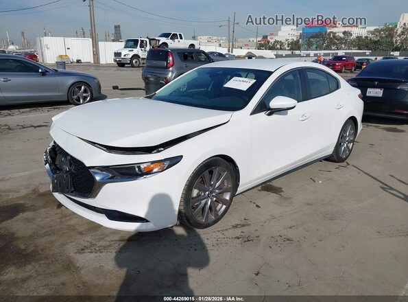 3MZBPAAL0KM105461 2019 MAZDA 3 Белый Передняя левая четверть