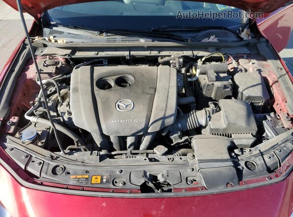 3MZBPAEMXKM102019 2019 MAZDA 3 Красный Вид задней части салона