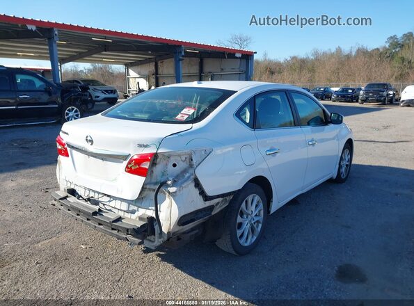 3N1AB7AP0KY346905 2019 NISSAN SENTRA Белый Задняя правая четверть