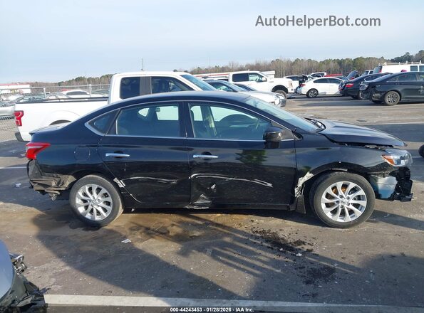 3N1AB7AP1KY324590 2019 NISSAN SENTRA Black Widok wnętrza 360 stopni