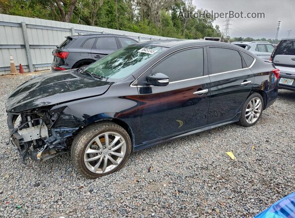 3N1AB7AP2GY233934 2016 NISSAN SENTRA Черный Передняя левая четверть