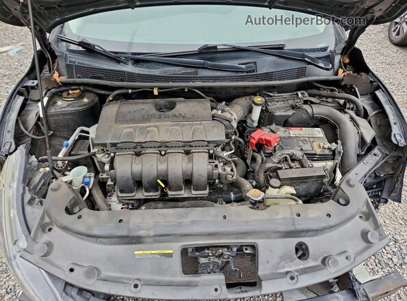 3N1AB7AP2GY233934 2016 NISSAN SENTRA Черный Вид задней части салона