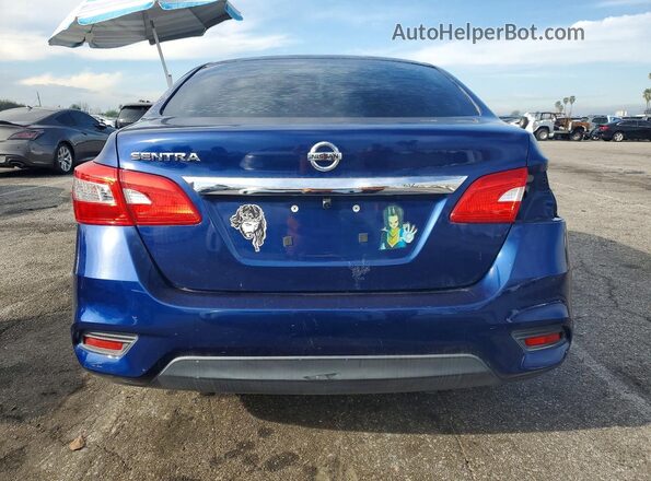 3N1AB7AP3GY247969 2016 NISSAN SENTRA Синий Вид сзади