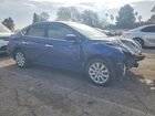 2016 Nissan Sentra S Синий vin: 3N1AB7AP3GY247969