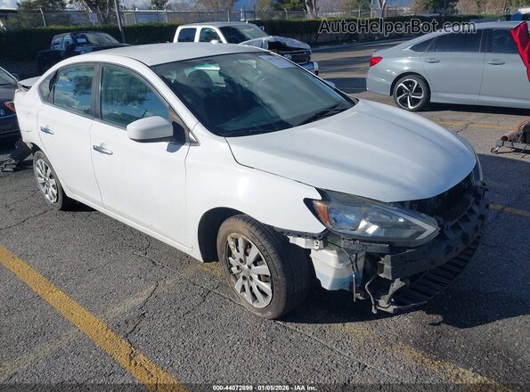 3N1AB7AP3JY258641 2018 NISSAN SENTRA White Front right
