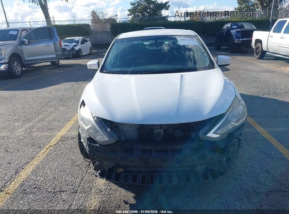 3N1AB7AP3JY258641 2018 NISSAN SENTRA White Instrument cluster view