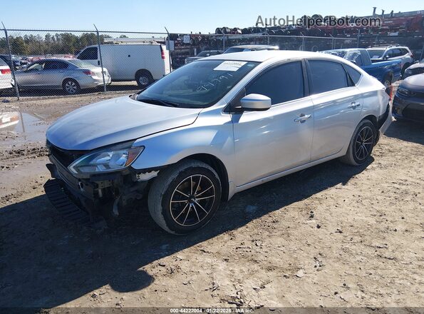 3N1AB7AP4GY285890 2016 NISSAN SENTRA Silver Vista tres cuartos delantera izquierda