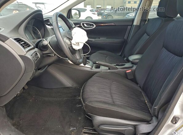 3N1AB7AP5KY438222 2019 NISSAN SENTRA Silver Vista interior delantera