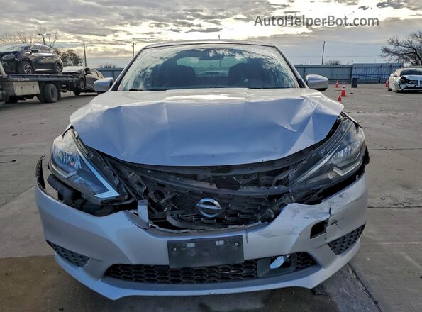 3N1AB7AP5KY438222 2019 NISSAN SENTRA Silver Vista frontal