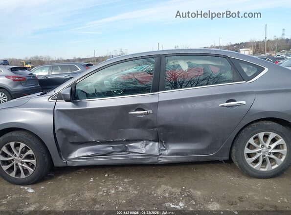 3N1AB7AP8KY294780 2019 NISSAN SENTRA Серый Вид спереди