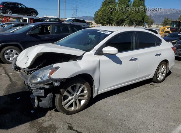 3N1AB7APXGY226648 2016 NISSAN SENTRA Белый Передняя левая четверть