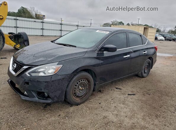 3N1AB7APXHY398051 2017 NISSAN SENTRA Черный Передняя левая четверть