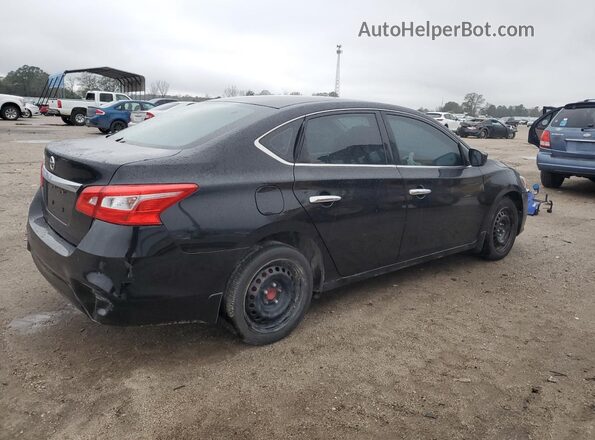 3N1AB7APXHY398051 2017 NISSAN SENTRA Черный Задняя правая четверть