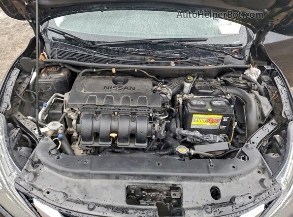 3N1AB7APXHY398051 2017 NISSAN SENTRA Черный Вид задней части салона