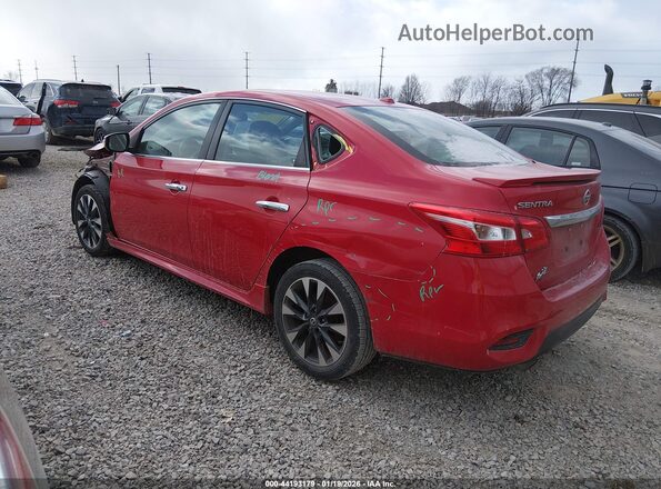 3N1AB7APXHY406794 2017 NISSAN SENTRA Красный Задняя левая четверть