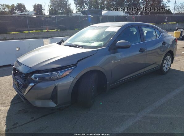 3N1AB8BV0RY236594 2024 NISSAN SENTRA Gray წინა მარცხენა ხედი სამი მეოთხედიდან