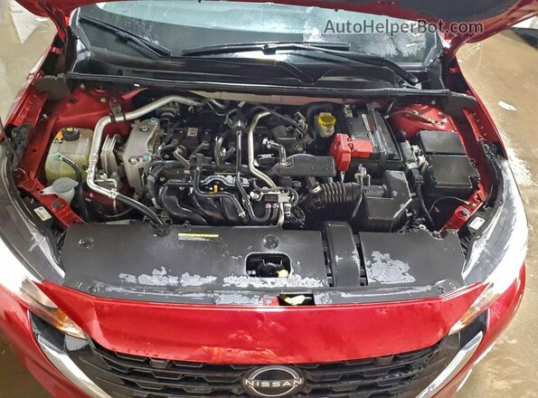 3N1AB8CV4RY384195 2024 NISSAN SENTRA Red Widok wnętrza z tyłu