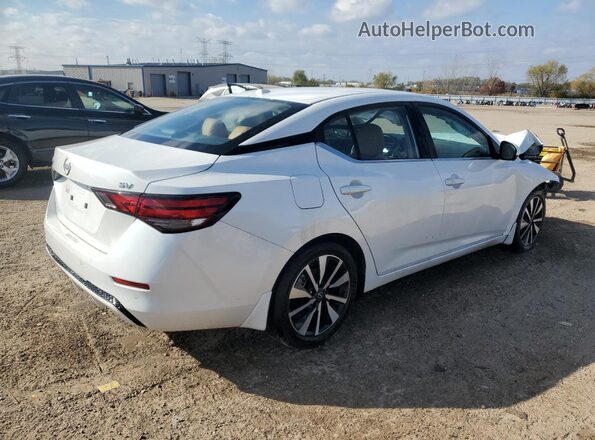 3N1AB8CV9RY319116 2024 NISSAN SENTRA Белый Задняя правая четверть