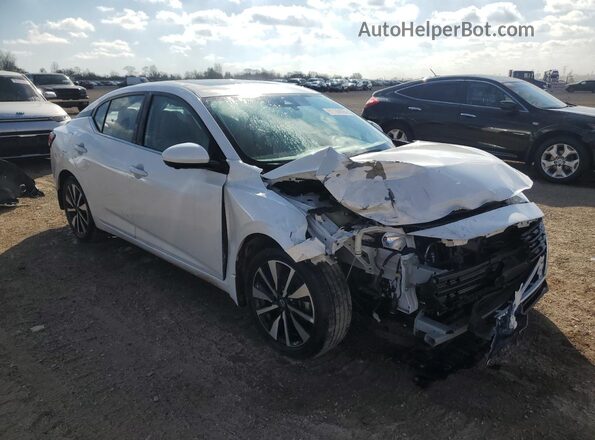 3N1AB8CV9RY319116 2024 NISSAN SENTRA Белый Передняя правая четверть