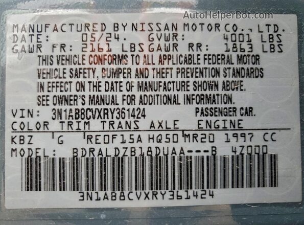 3N1AB8CVXRY361424 2024 NISSAN SENTRA Gray Widok komory silnika