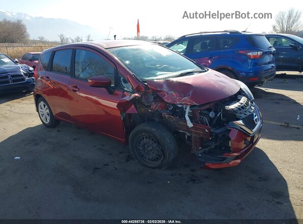 3N1CE2CP0KL358968 2019 NISSAN VERSA NOTE Красный Передняя правая четверть