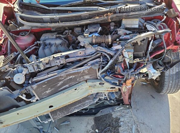 3N1CN7AP3GL863202 2016 NISSAN VERSA Красный Вид задней части салона