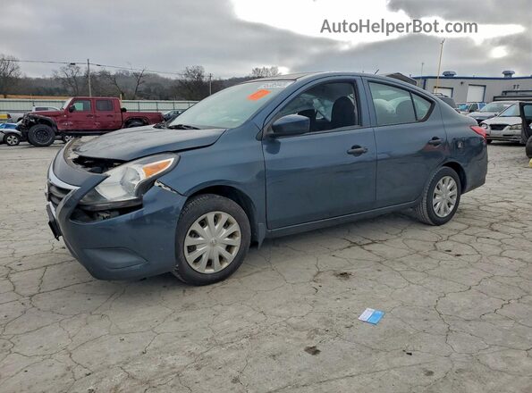 3N1CN7AP6GL901411 2016 NISSAN VERSA Синий Передняя левая четверть