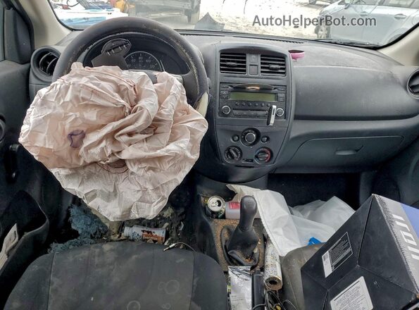 3N1CN7AP6GL901411 2016 NISSAN VERSA Синий Вид панели приборов
