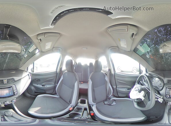 3N1CN8DV8SL868596 2025 NISSAN VERSA Серый Панорамный вид салона 360°