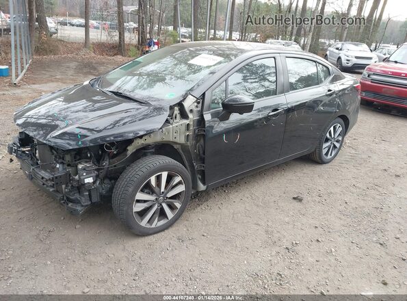 3N1CN8FV2LL816556 2020 NISSAN VERSA Черный Передняя левая четверть