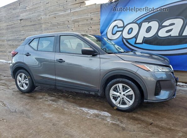 3N1CP5BV5RL549856 2024 NISSAN KICKS Gray Przód prawy
