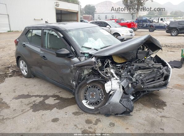 3N1CP5BV6RL477582 2024 NISSAN KICKS Серый Передняя правая четверть
