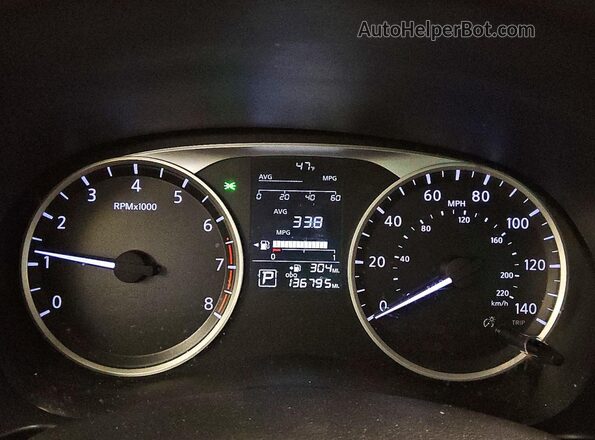 3N1CP5BV7LL572661 2020 NISSAN KICKS Белый Вид щитка приборов