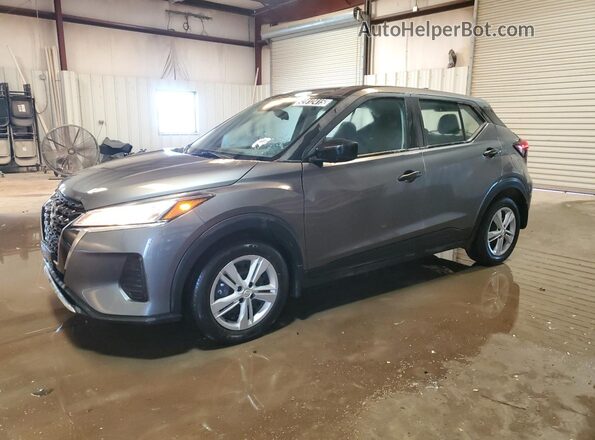 3N1CP5BV8RL494755 2024 NISSAN KICKS Gray Առջևի ձախ երեք քառորդ տեսարան
