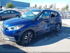 2019 Nissan Kicks Sv Синий vin: 3N1CP5CU0KL503671