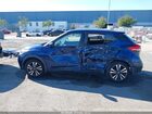 2019 Nissan Kicks Sv Синий vin: 3N1CP5CU0KL503671