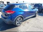 2019 Nissan Kicks Sv Синий vin: 3N1CP5CU0KL503671
