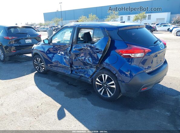 3N1CP5CU0KL503671 2019 NISSAN KICKS Синий Задняя левая четверть