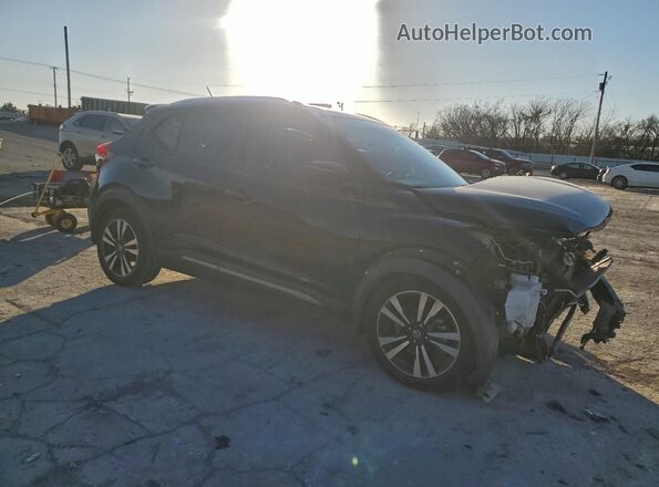 3N1CP5CU0KL556354 2019 NISSAN KICKS Черный Передняя правая четверть