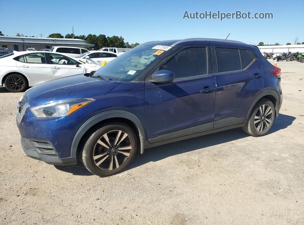 3N1CP5CU6JL515581 2018 NISSAN KICKS Синий Передняя левая четверть