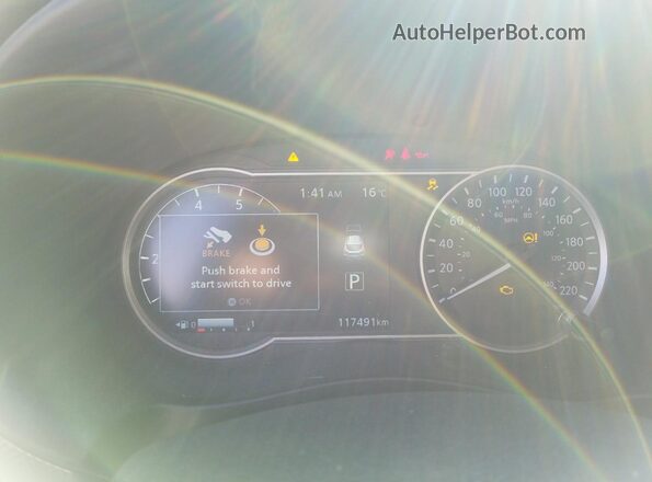 3N1CP5CU6KL526713 2019 NISSAN KICKS White Instrument cluster view