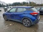 2018 Nissan Kicks S Синий vin: 3N1CP5CU7JL511099